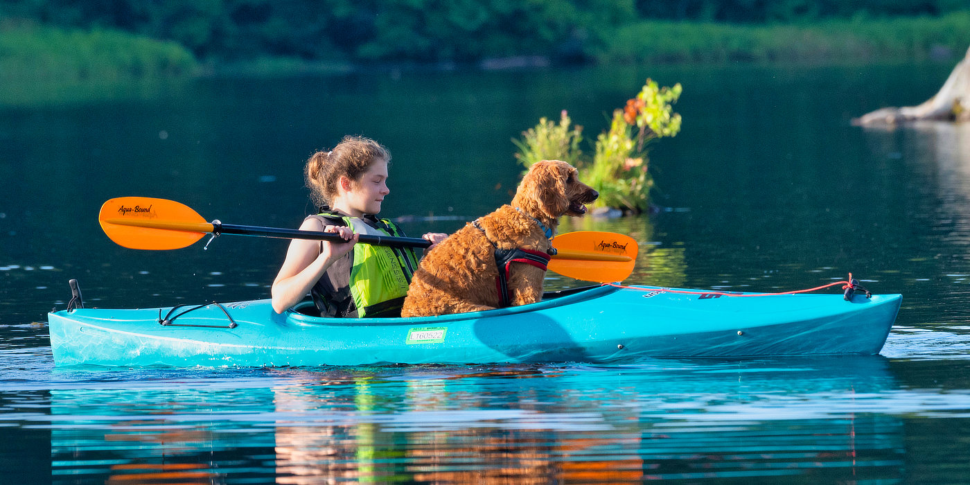 Kayak + Dog = Fun